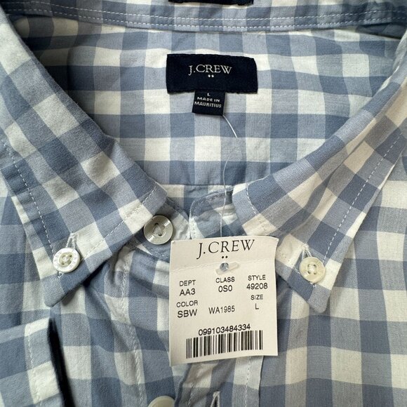 J. Crew BRAND NEW Men's Long Sleeve Button Front Size Large - Picture 7 of 10